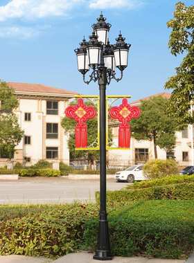 户外灯欧式庭院灯压铸铝花园别墅复古景观路灯Garden StreetLight