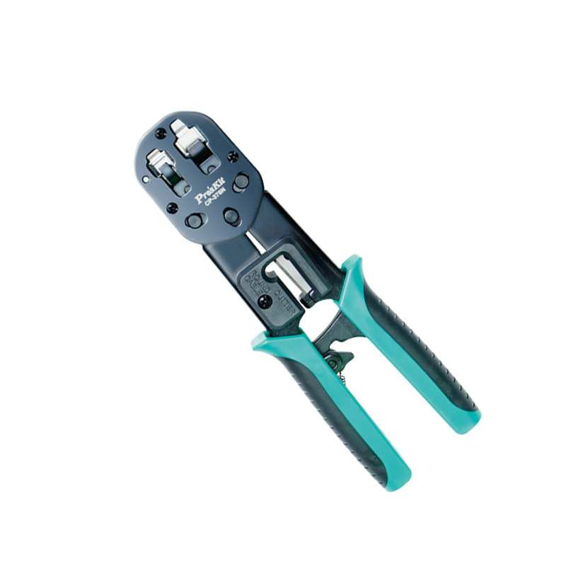 宝工 CP-376N 6P/8P穿孔式网络棘轮压著钳网线钳压接钳