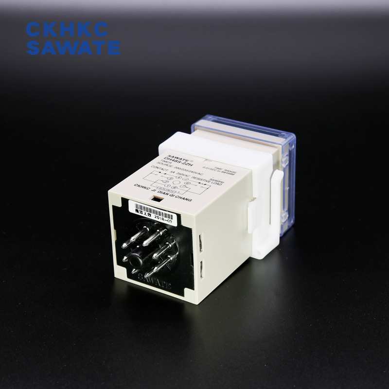 SAWATE数显时间继电器DH48S-2ZH瞬动时间控制器延迟继电器220V24V