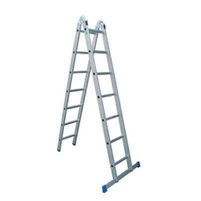 BY002金锚铝合金可折叠两用梯AC51-207长4090mm高2000mm7级踏板