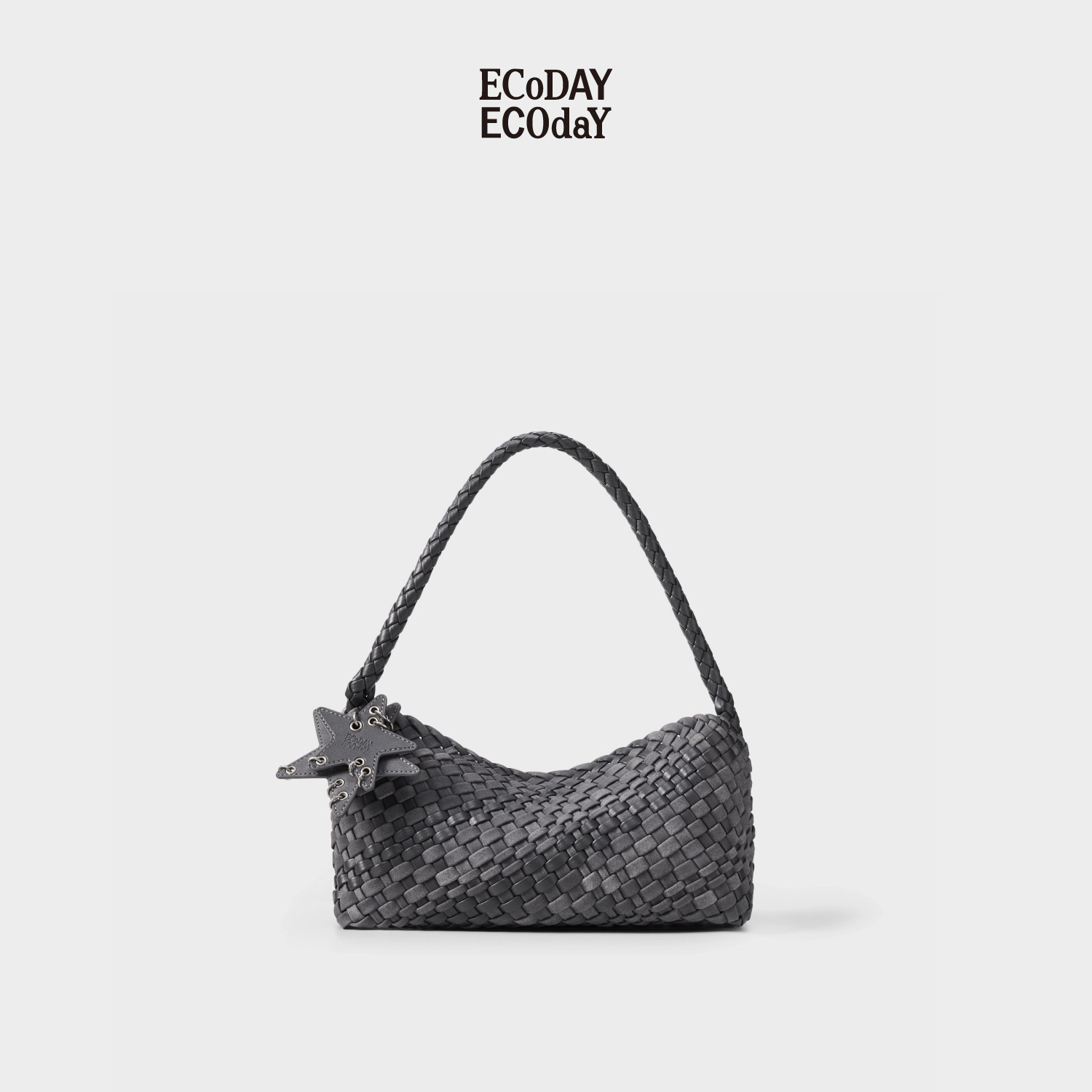 【9.7新品】ECODAY原创设计编织腋下包拼织软枕包单肩包通勤出游图片