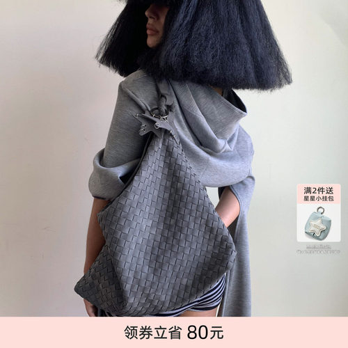 ECODAY原创设计麂皮编织包