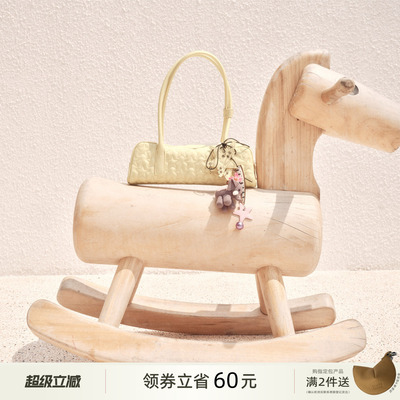 ECODAY原创设计秋季新款星星系列印花手提包单肩包腋下女通勤包包