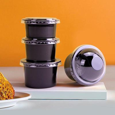 喇叭花次性塑果冻杯双料皮奶布丁杯包冰淇淋酸奶VIO甜品打盒一100