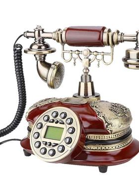 别欧式电机座机家无线插卡复古电话机美墅式客用厅仿古老式电9713