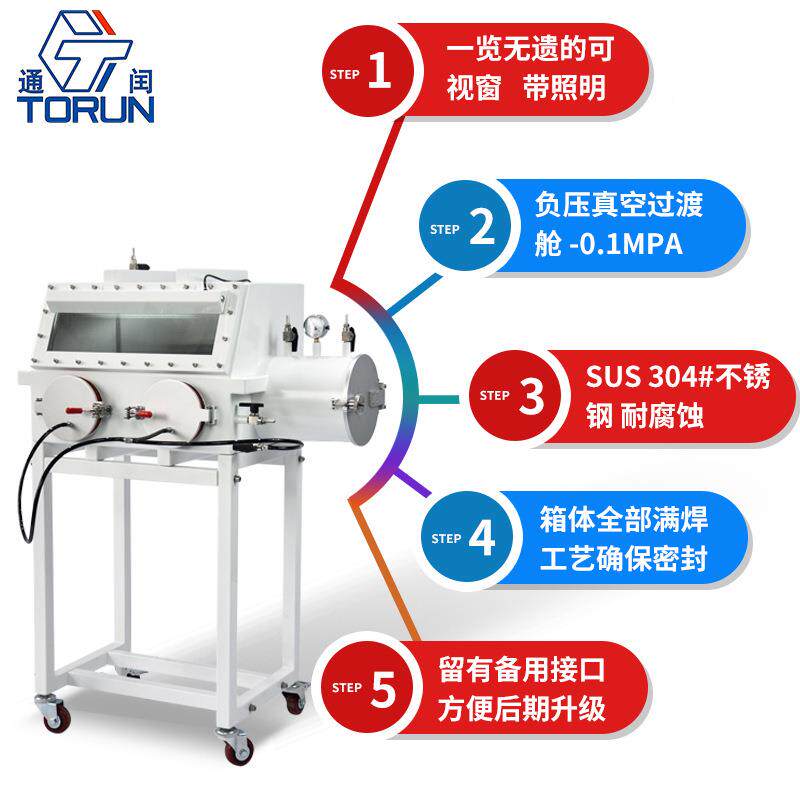 真空手套箱验室实厌氧不箱研用抽真空氮VGB-1VG气密封箱锈科钢手