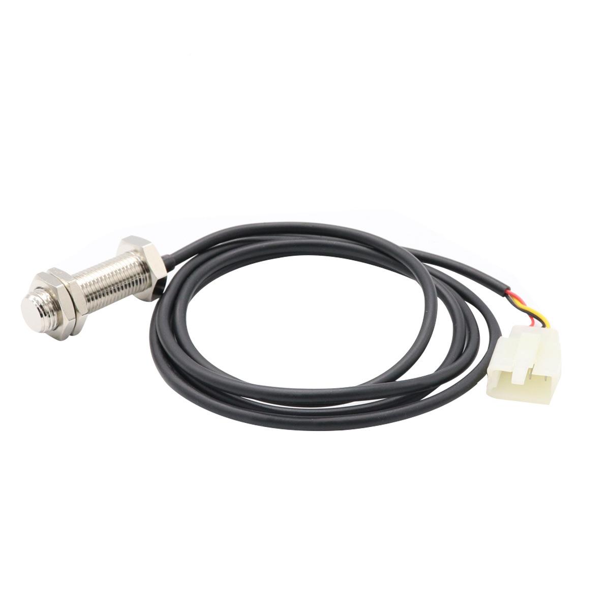 12VB2910-W改摩托车D装仪表多功能程表转速表油量显示7彩LE背里光