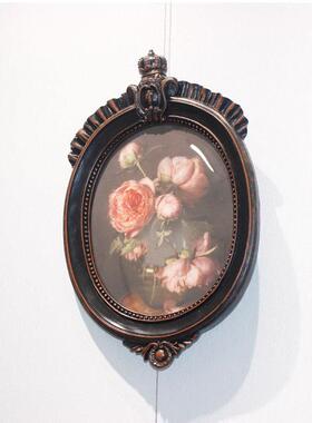 欧小众艺术中古风相框式欧式复古厅背景WUN墙装饰画餐厅玄客壁关