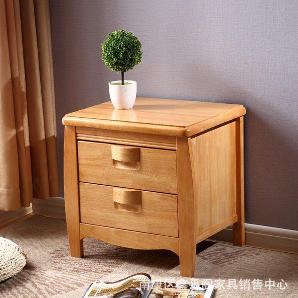 南宁新中式经济型现代简约无门橡木整装床边收纳储物原木色床头柜,住宅家具,床头柜,淘宝优惠券,粉丝福利购,淘宝优惠卷