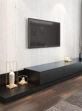 北欧落地茶电柜视几组黑色可伸缩MVL电视柜落合地现代简约小户型