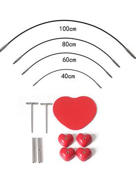 手打磨牛骨环形工针AT6471牛混料圆针骨可6拆卸环针套装9付3.0-.0