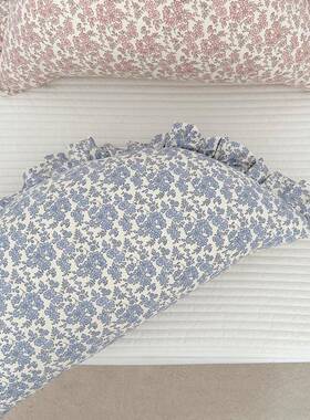 i枕ns风韩系可90801爱碎饺半圆抱枕花儿童房床头子靠枕头安抚枕可