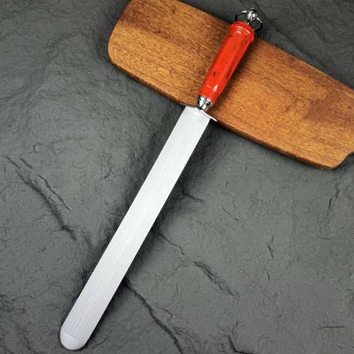 12寸加宽扁型磨刀棒高硬猛棒钢家用磨刀手持功刀能可磨多菜KSR-07