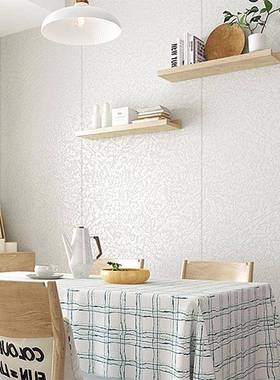 墙自粘加厚硅泥藻墙纸卧GEE室客厅墙贴床头布包墙板电视背景软墙