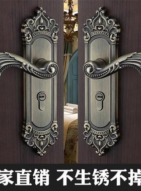 基亚欧青古铜室H17302TM内机械门铝合金实锁木静门音门式锁具执手