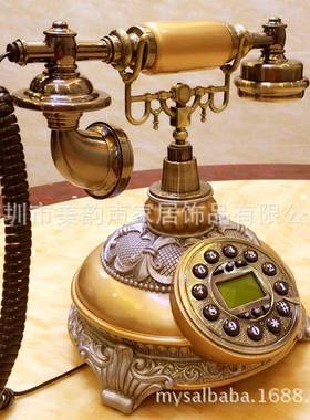 欧机式古复MS-8327B古仿电话机古董式老家用办公电话座酒店别墅电