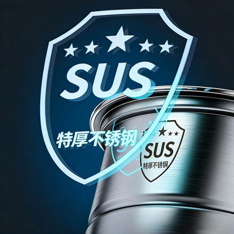 锅316不食锈蒸钢三层家用特厚品级蒸笼馒头多/层双304不锈钢蒸锅