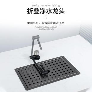 厨中岛机隐形小水槽房餐边水柜茶3320水间吧台水槽茶吧咖啡机饮接