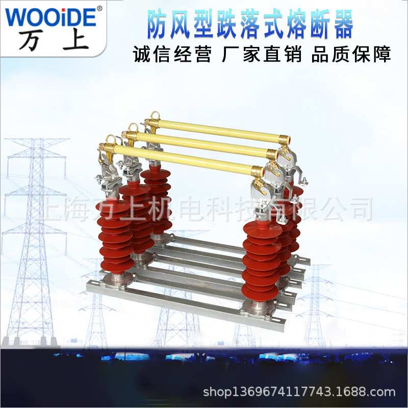 户外高压跌落式熔断器RW5-35KV/200A陶瓷保险令克开关HRW5-35KV