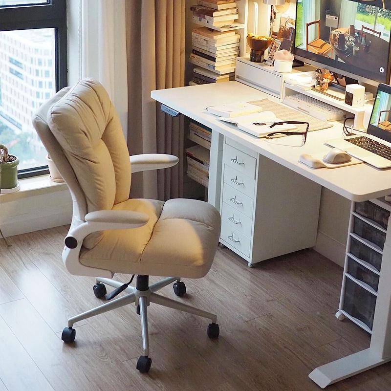 电脑靠背书桌子学生家转用女生卧椅室学习办公ITJ化妆升降椅椅