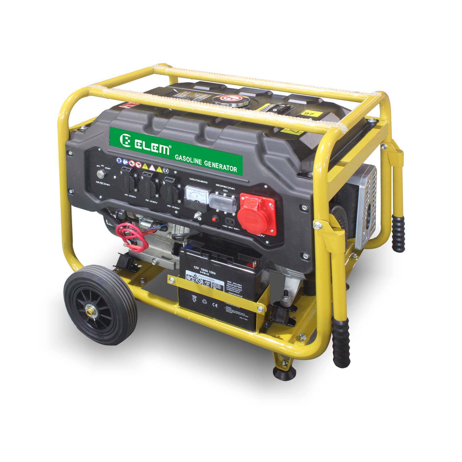 家用便携式汽油发电机组8000瓦7000w380v户外5kw6千瓦380伏单三相