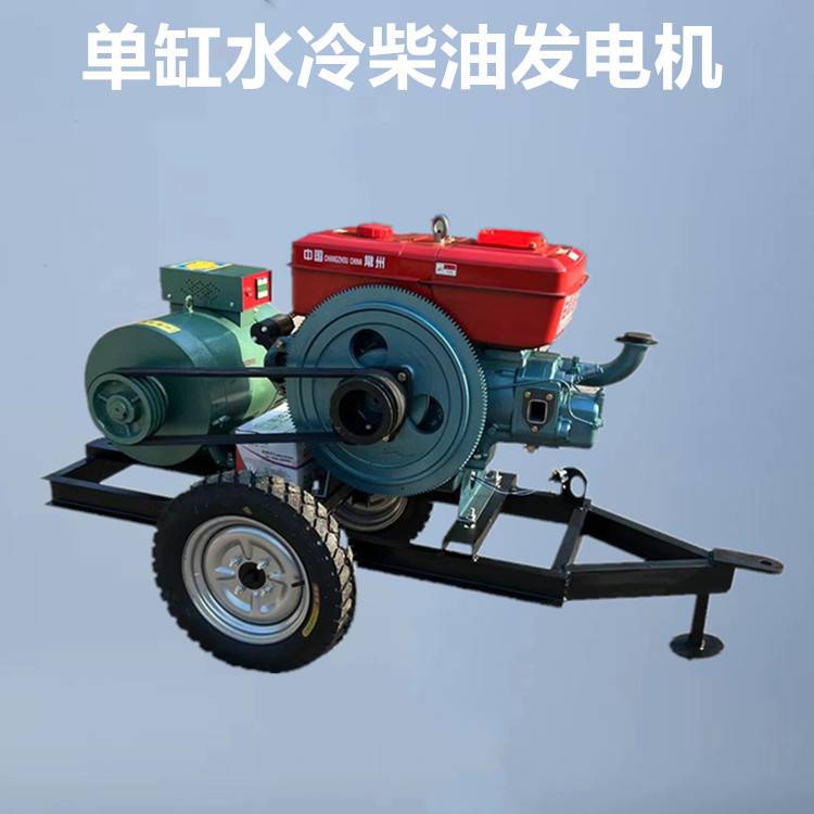 20千瓦380v柴油发电机带家用潜水泵电压稳定三相电发电球