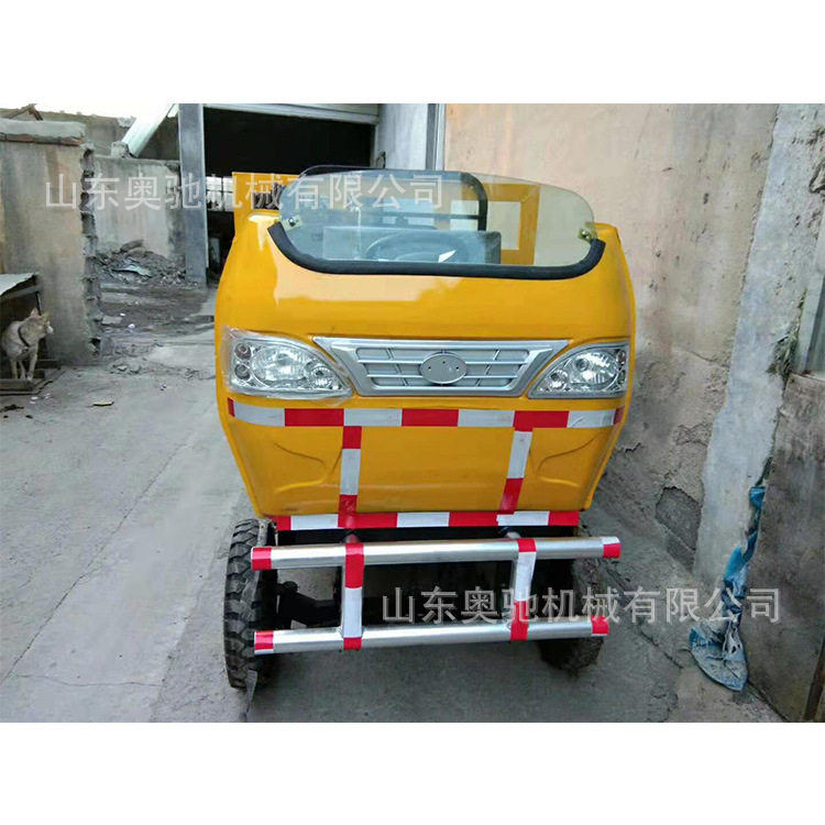柴油四轮车小型矿用农用柴油四轮自卸车隧道地铁道路施工运料车