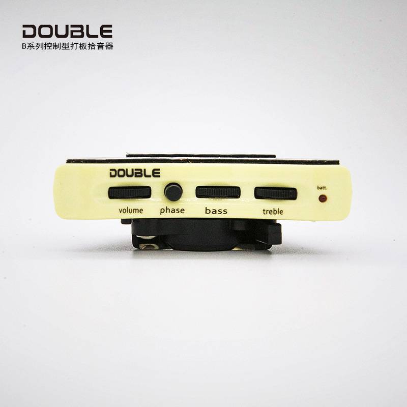 民谣吉他DOUBLE德博B1G单音B2G双音系统电箱拾音器加振音孔演出