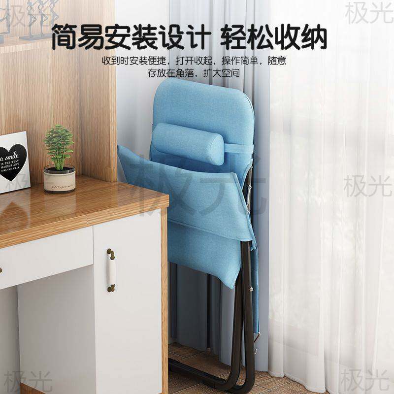 午休躺椅家用折叠椅夏季休闲简易靠背椅小型便携懒人椅阳台午睡床