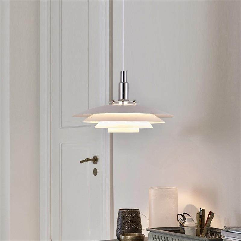 全光谱护眼奶油ph5飞碟灯现代简约餐桌吧台饭厅创意丹麦经典吊灯,家装灯饰光源,智能吊灯,淘宝优惠券,粉丝福利购,淘宝优惠卷