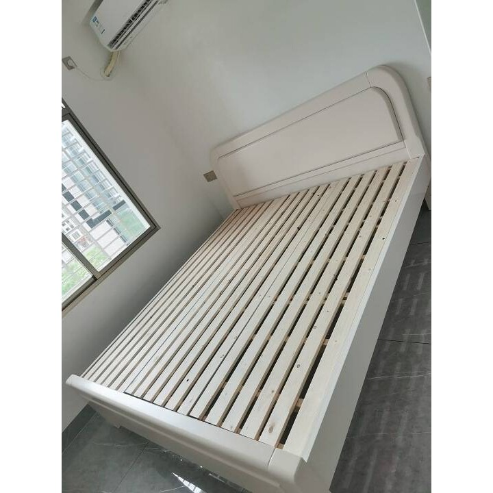 实木一米二三单人床1.2成人简约小户型1米2儿童床1.35m高箱储物床