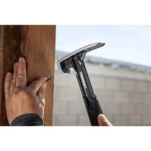 TOUGHBUILT拓必得羊角锤一体榔头工业锤子木工起钉锤磁性吸钉槽橡