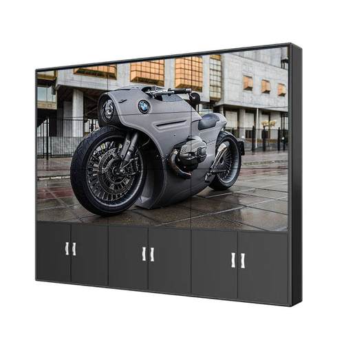 49寸1.8mm窄拼缝液晶拼接屏安防工业显示器监控显示屏广告拼接屏