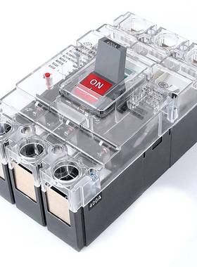 浙江聚亿电气塑壳断路器CM1-400/3300400A315ABMM1防触工业级耐用