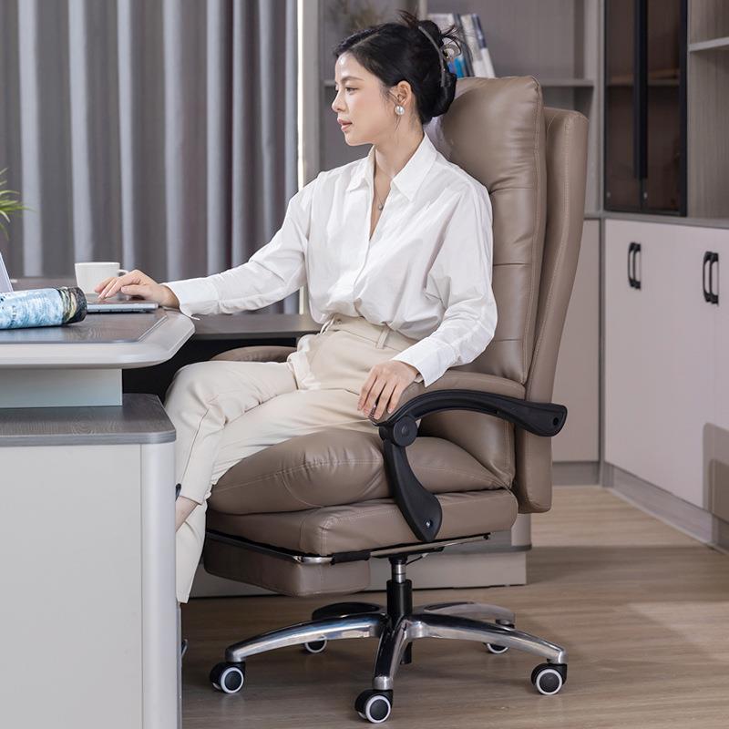 升降办椅公转办公室座椅家人体工学电脑椅厚加坐垫516商务老板用