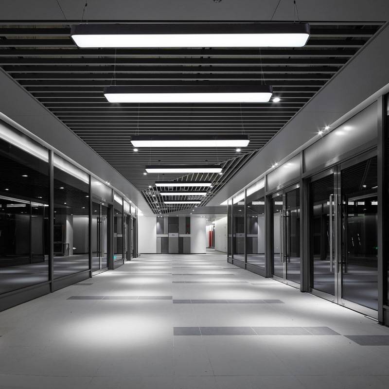 办公室吊灯led长条灯吊线灯现代简约工作室教室商场超市店铺灯具
