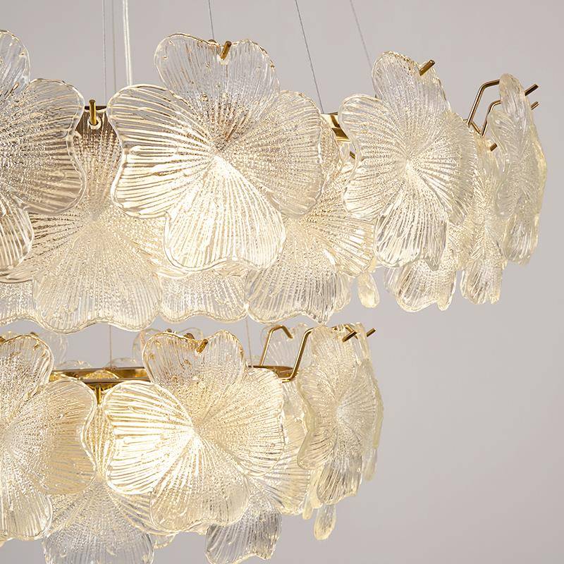 法客厅吊灯创意奢奶油风大厅水晶灯825全光式谱高档轻餐厅灯卧室