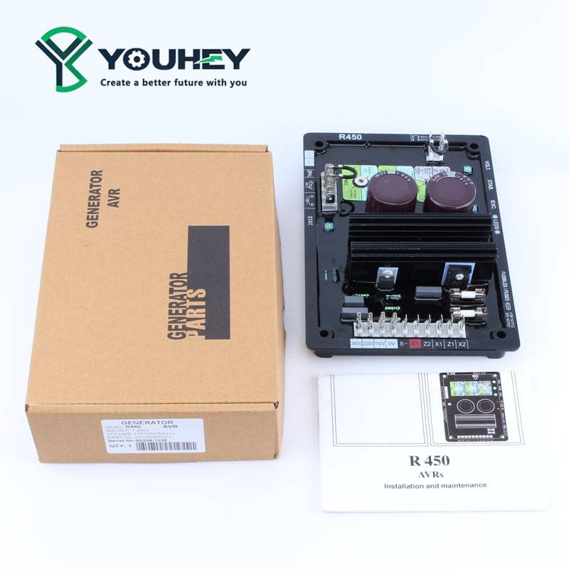 R450 AVR 调压板电子励磁电压调节器 无刷柴油发电机配件