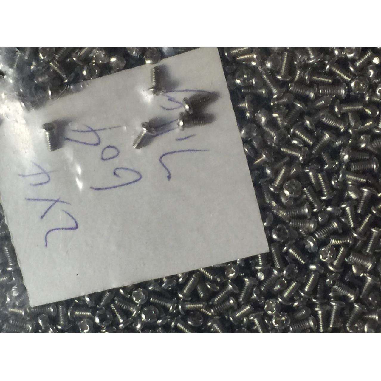 M2*4电镀环保镍十字盘头机螺钉，元头机丝，PM电子专用螺丝