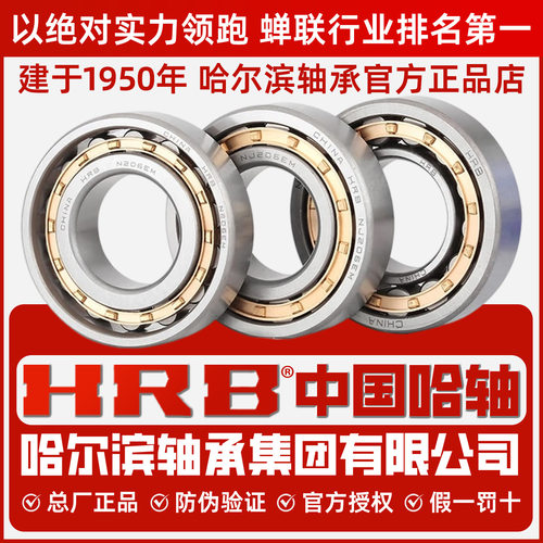 HRB 哈尔滨轴承 NU NJ N NUP 230 232 234 236 238 E M 圆柱滚子