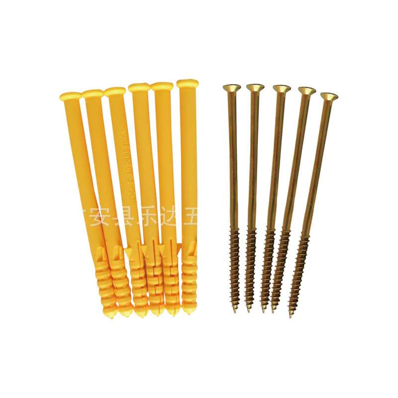 供应塑料膨胀管 10*120 塑料膨胀螺丝 尼龙胀栓 塑料胀塞