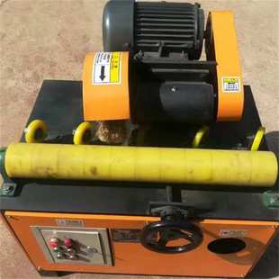 成德 大棚管钢管除锈机 自动款圆筒轴类 暖气片抛丸机