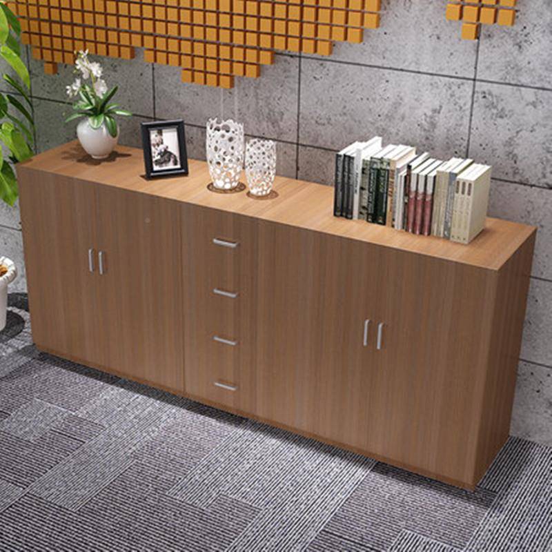 君诚921公室矮柜储物柜木质资料文件柜办办公子带锁长条柜柜茶水