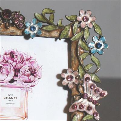 欧式古典蝴厅蝶相饰框创意摆pj081106件复摆古相框装房间客玄关台