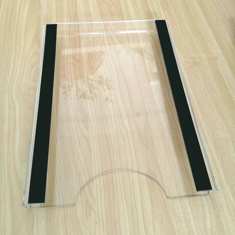 压克力a4壁挂盒磁铁资料收纳盒磁吸宣传页放置杂志书W报挂墙文档