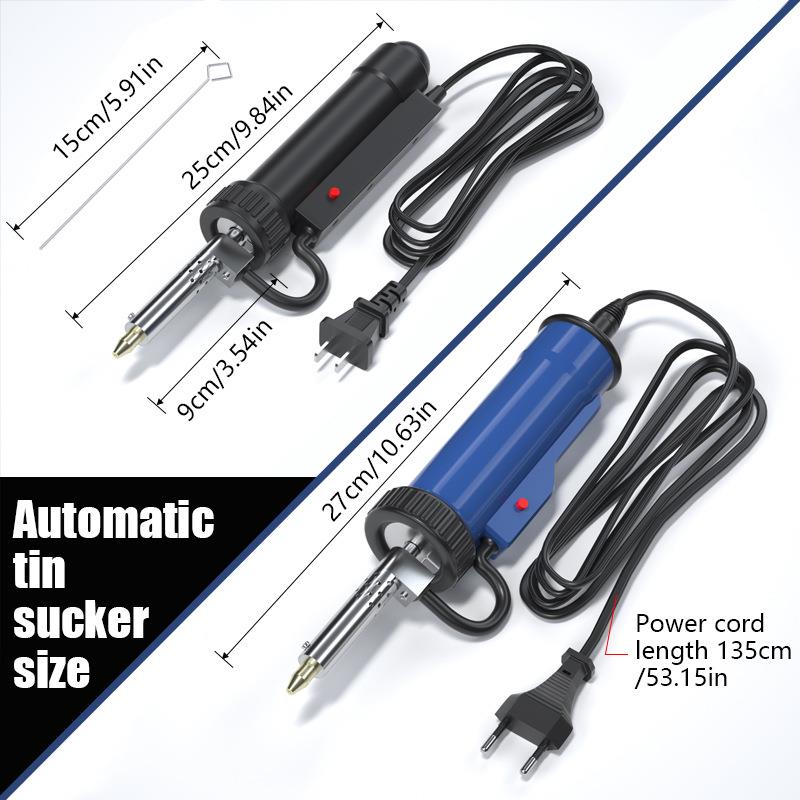 电动锡器两用电烙铁枪电热吸锡泵975吸电子拆毁修维配4吸个头110v