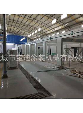车BD-800钣金喷漆流水线汽车喷烤漆漆打磨除尘流汽水线车汽钣喷线