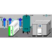 永磁频工频螺杆压缩7空压机.5KW 22变气罐机冷干机高GFX压
