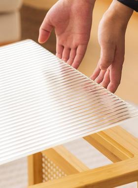 藤编茶几客厅现家FRF用实木新款茶式桌日小户型简约长方形玻代璃