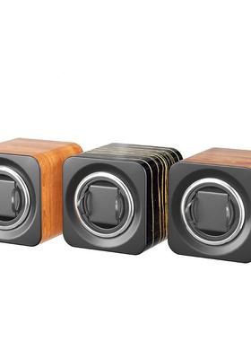 迷你小方块摇器桌表面便式携转表表器机械桌面GIU摆件腕表马达盒